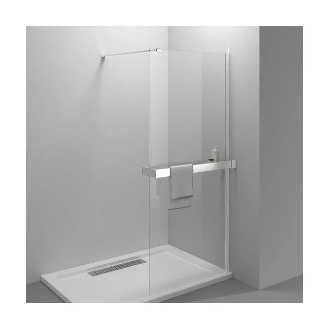 Душевая перегородка Vincea Волк-Ин (Walk-In) VSW-4HR800CL 80х200 стекло прозрачное 8 мм профиль хром