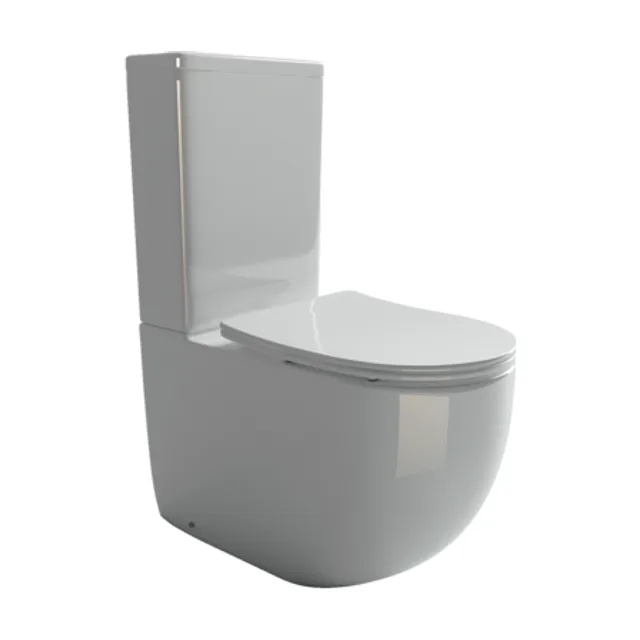 Унитаз напольный с бачком Ceramica Nova Метрополь (Metropol) CN4001 белый с сиденьем микролифт смыв воронка-водоворот