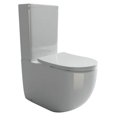 Унитаз напольный с бачком Ceramica Nova Метрополь (Metropol) CN4001 белый с сиденьем микролифт смыв воронка-водоворот