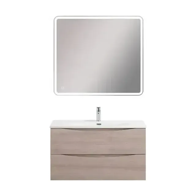 Комплект мебели BelBagno Marino-Cer-N 90 дуб серый