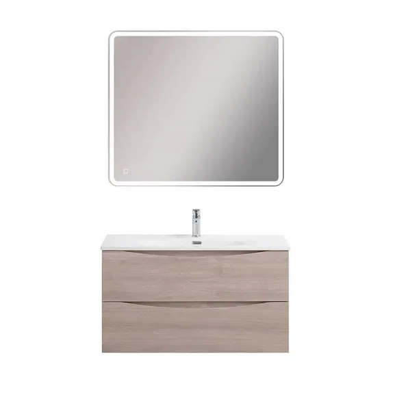 Комплект мебели BelBagno Marino-Cer-N 90 дуб серый