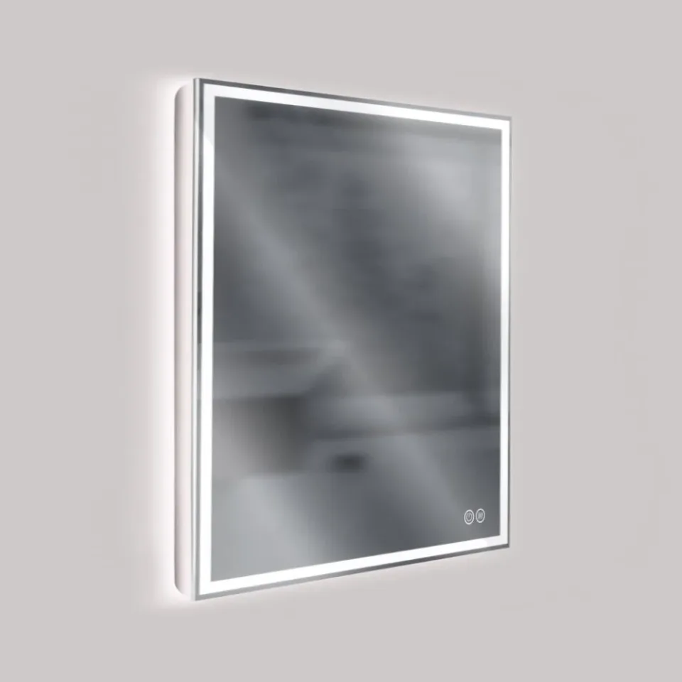 Зеркало Vincea VLM-3VN8008-2 80*80 с ЛЕД-подсветкой и функцией антизапотевания,сенсорный выключатель