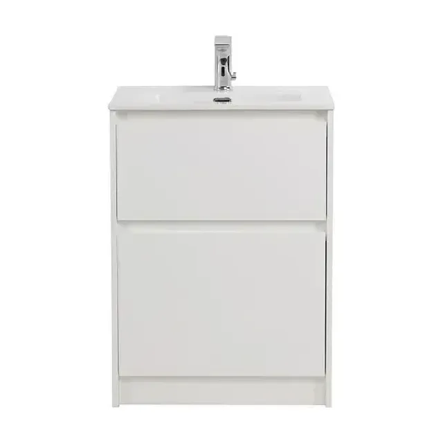 Тумба с раковиной BelBagno Крафт (Kraft) 39 50 напольная белый матовый (раковина BB500/390ETL)
