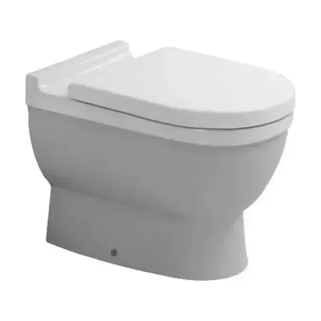 Приставной унитаз Duravit Starck 3 37*56 с крышкой-сиденьем микролифт