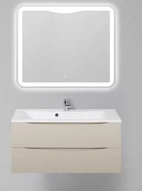 Комплект мебели BelBagno Марино (Marino) 100 кремовый матовый