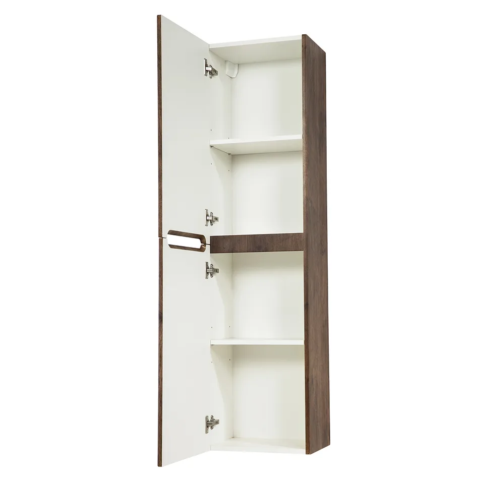 Шкаф подвесной BelBagno ETNA-1500-2A-SC-RW-P-L Rovere Moro, левый