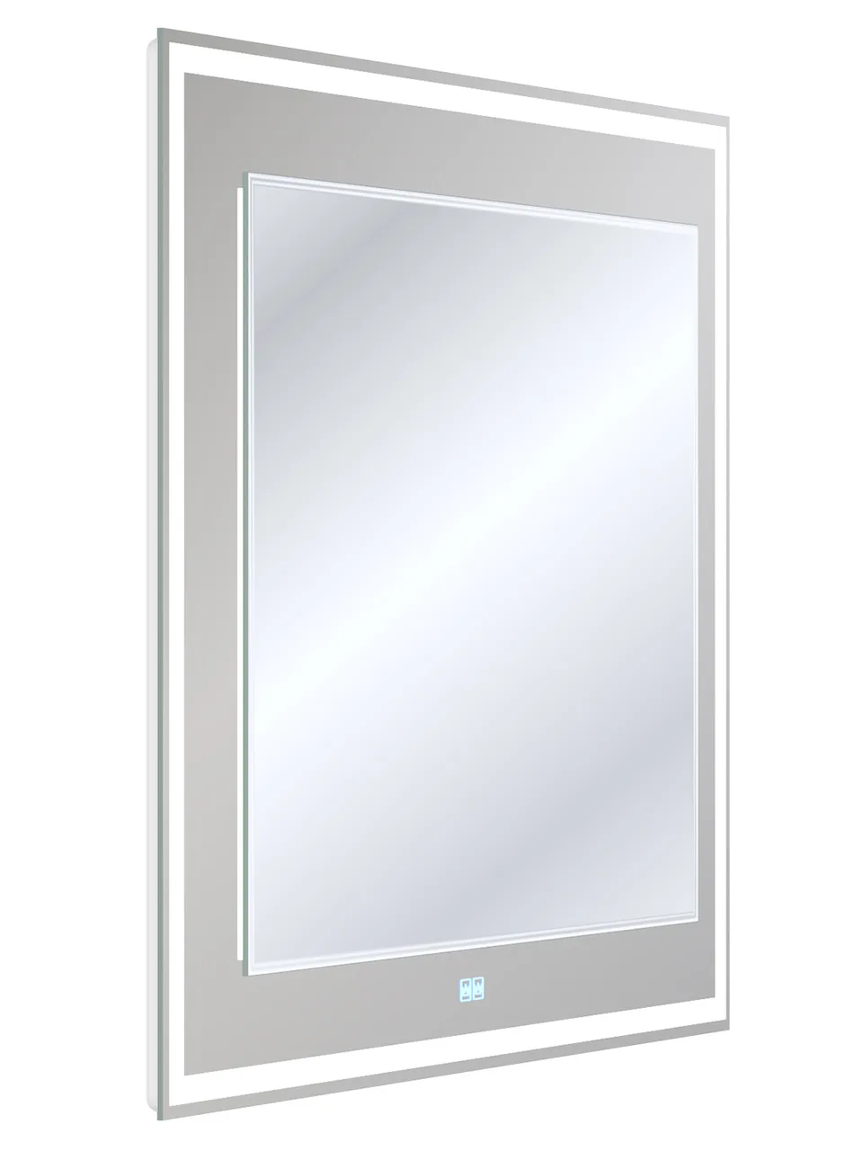 Зеркало со встроенной и контурной подсветками CEZARES CZR-SPC-RELAX-800-900-LED-TCH-BR