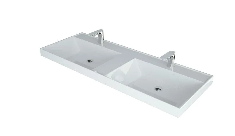 Встраиваемая раковина Madera Classica 120*45 двойная