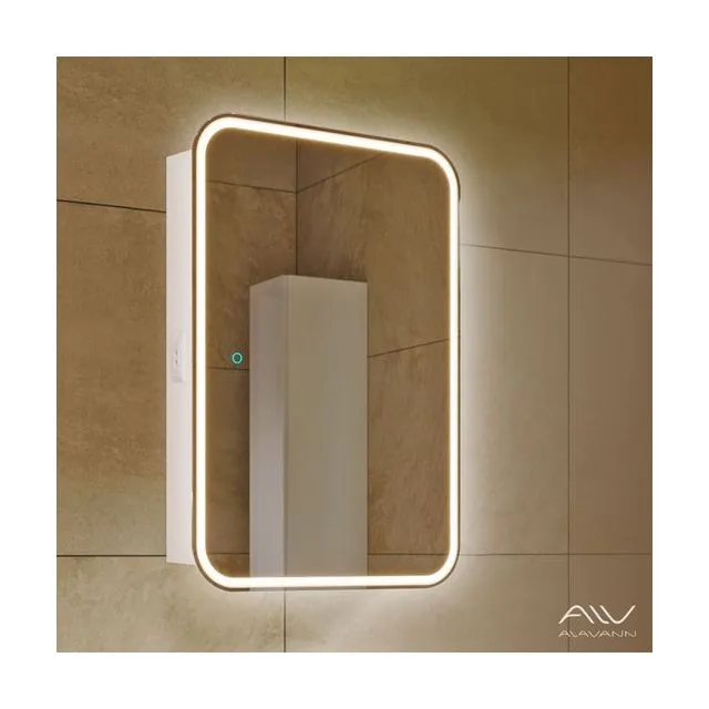 Зеркальный шкаф Lana 50 с подсветкой, сенсорное Alavann ALV1219001