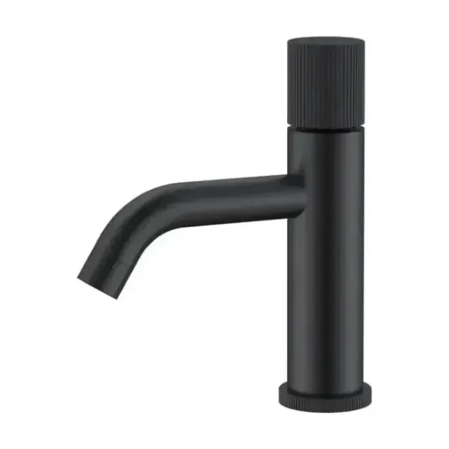 Смеситель Boheme Stick 121-BB.3 для раковины черный матовый ручка Linea