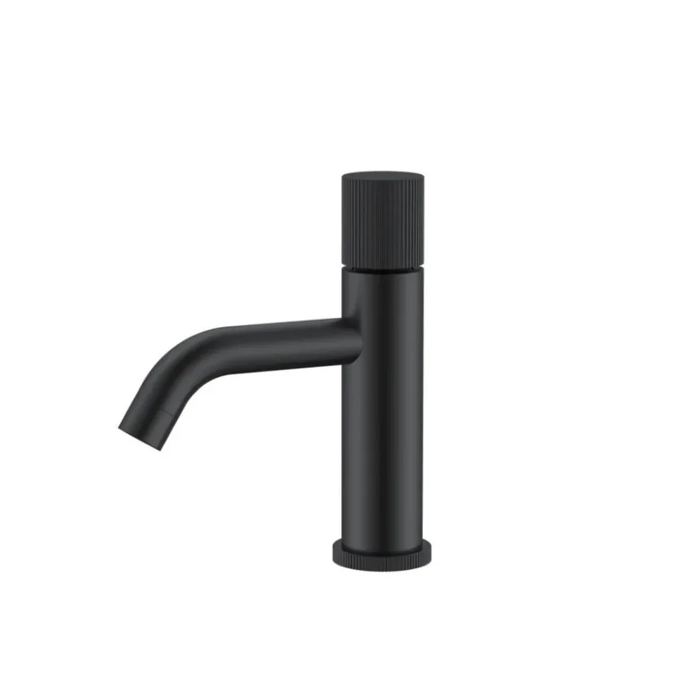 Смеситель Boheme Stick 121-BB.3 для раковины черный матовый ручка Linea