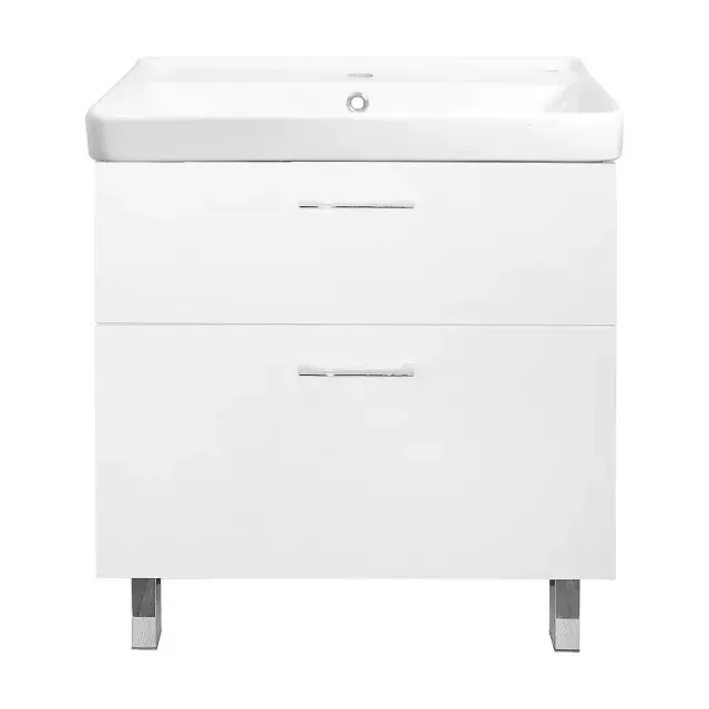 Комплект Тумба Azario Ника 70 Н напольная с раковиной Монте 70 CS00089990