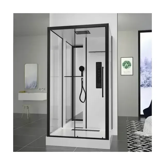Душевая кабина Black & White Galaxy G8028 115х90х217