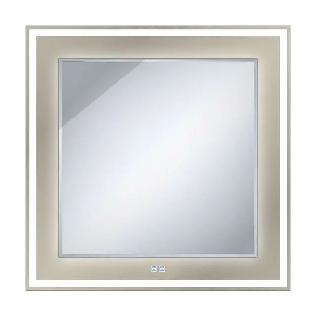 Зеркало со встроенной и контурной подсветками CEZARES CZR-SPC-SLIDER-800-900-LED-TCH-GR