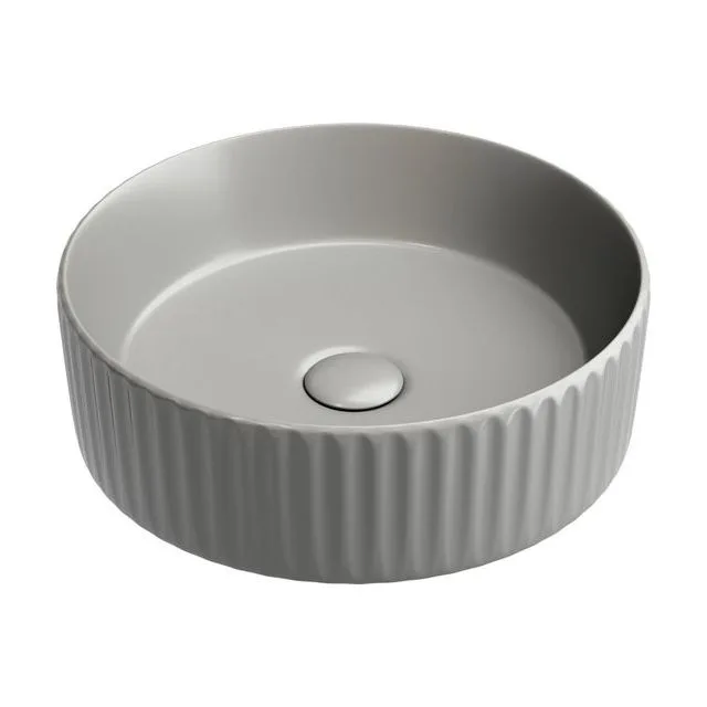 Раковина из сантехнического фарфора Ceramica Nova Элемент (Element) 36 см CN6057MH накладная цвет антрацит матовый