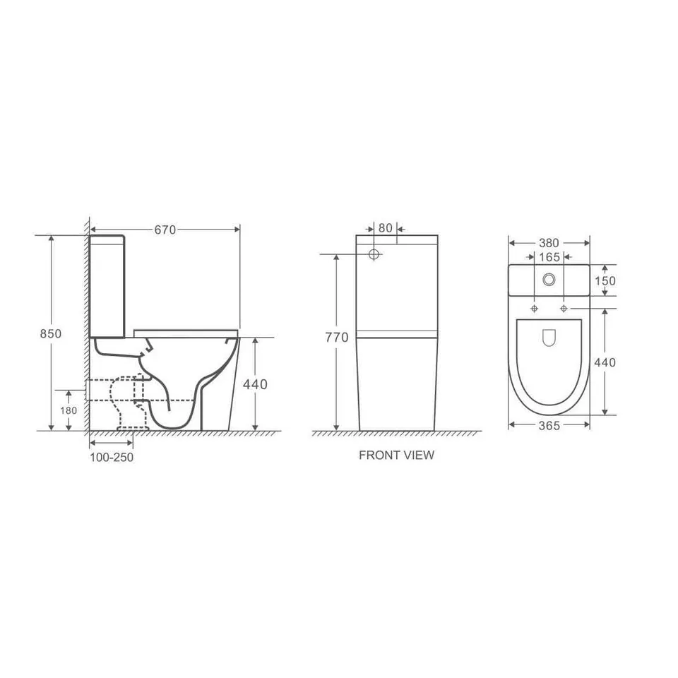 Унитаз напольный Grossman GR-4449SQ (670х380х850) безободковый,белый с тонкой крышкой,микролифт,смыв торнадо,2 места