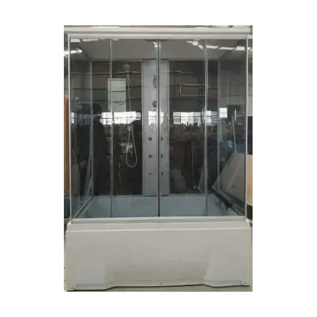 Душевая кабина Aquacubic 3312B 170х85х220см. grey black (в/п), г/м, свет, радио, вентиляция.