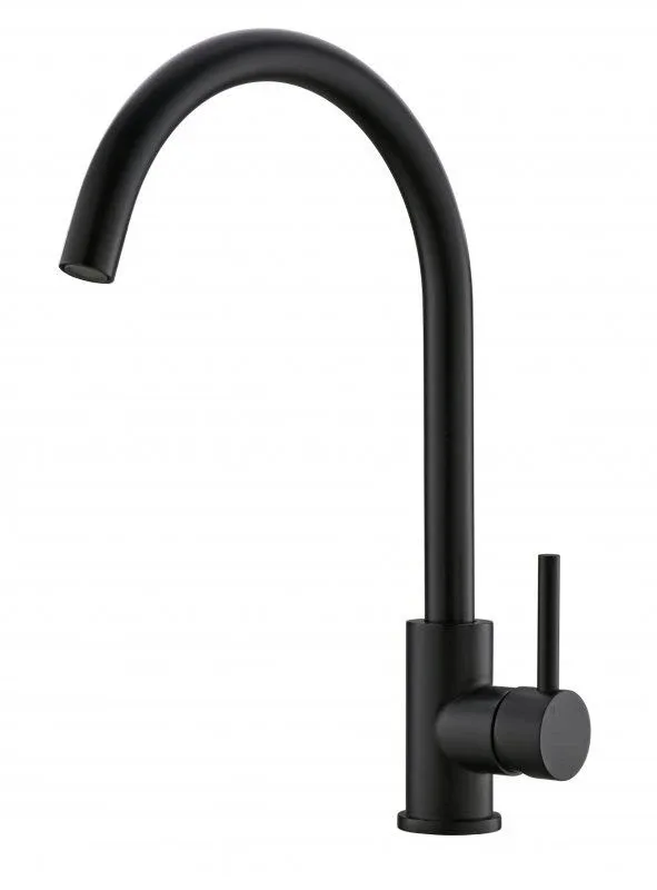 Смеситель BelBagno BB-LAM03-2-IN-NERO для кухни черный матовый