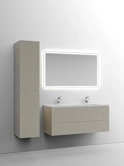 Комплект мебели Sancos Сноб Т/Snob T 120 Beige Soft (раковина Element CN7016)