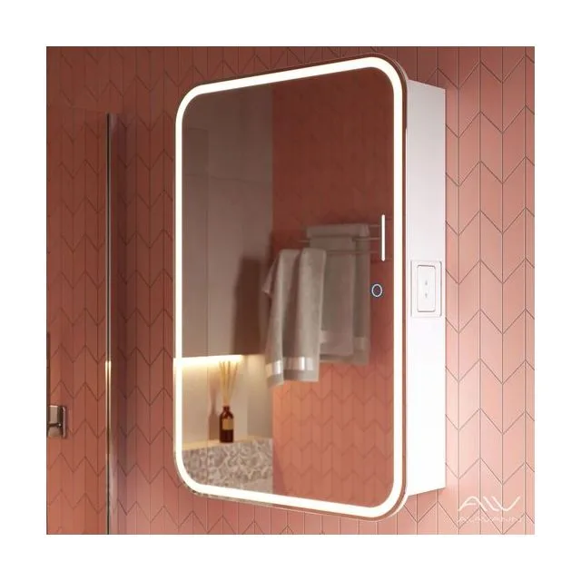 Зеркальный шкаф Lana Plus 55 с подсветкой, сенсорное Alavann ALV0278003