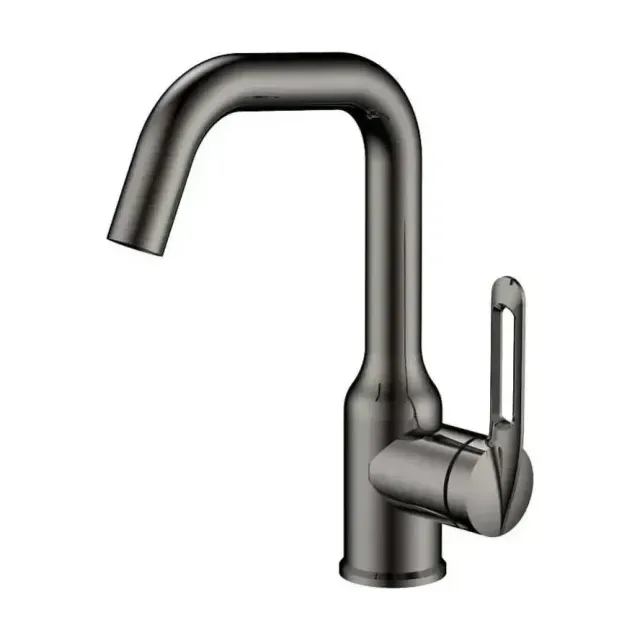 Смеситель Haiba HB10825-3 для раковины оружейная сталь