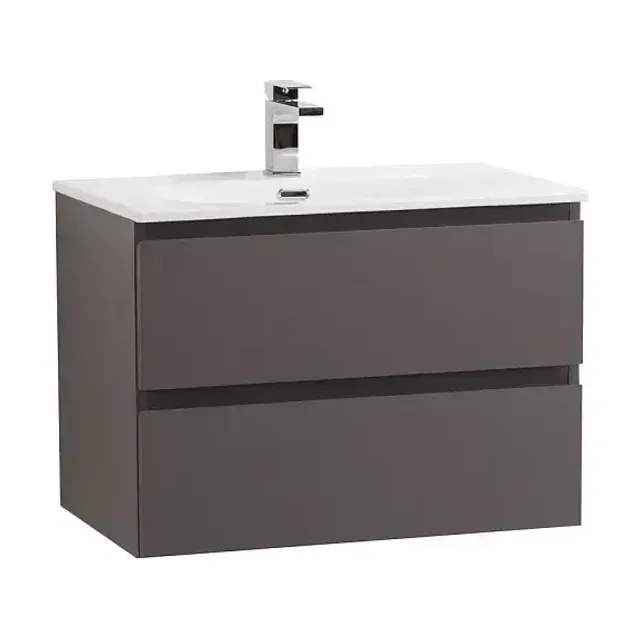 Комплект мебели BelBagno Крафт (Kraft) 60 темно-серый матовый (раковина BB-8099-60)