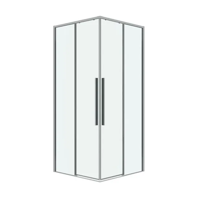 Душевое ограждение Grossman Galaxy 300.K33.01.9090.10.00 (90х90х195) квадрат,раздвижная,хром,стекло прозрачное