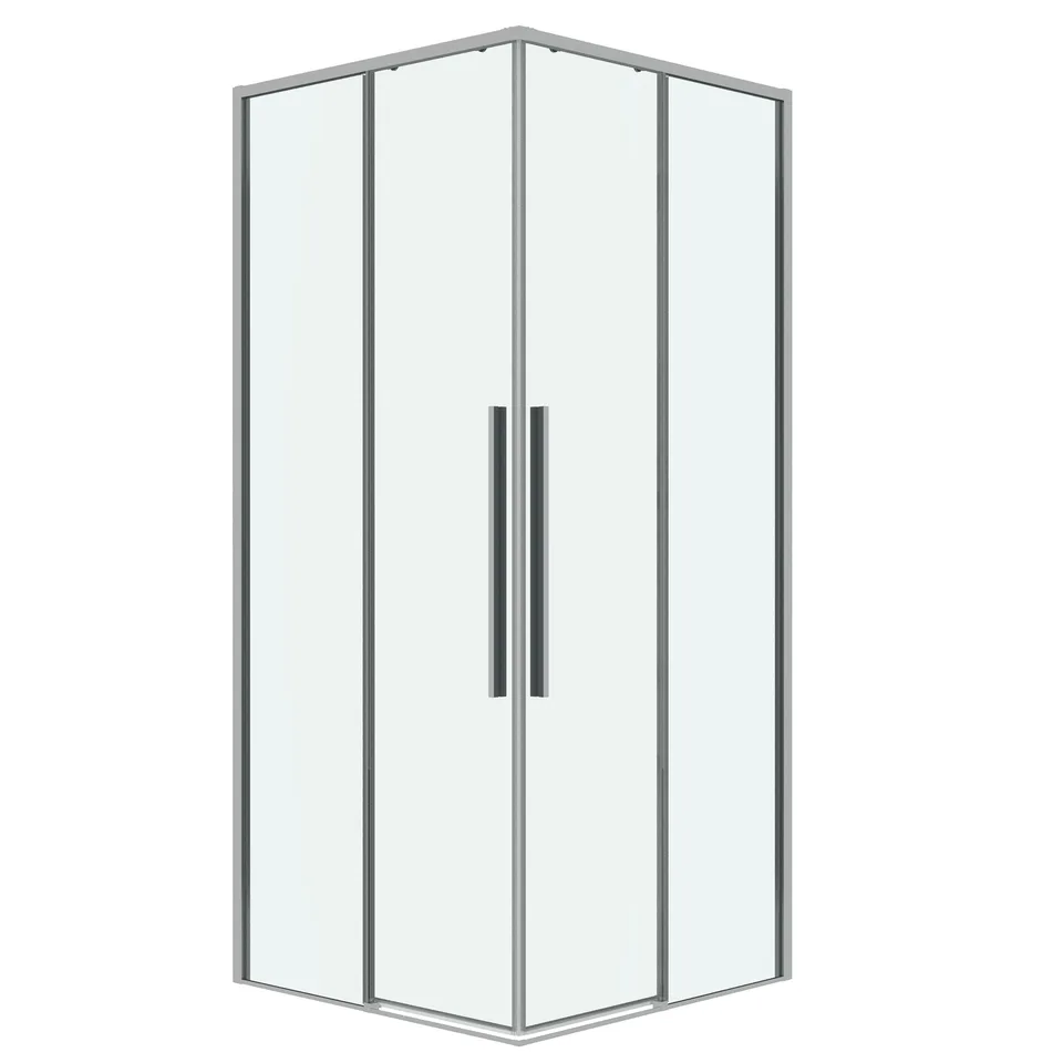Душевое ограждение Grossman Galaxy 300.K33.01.1010.10.00 (100х100х195) квадрат,раздвижная,хром,стекло прозрачное, 1 место