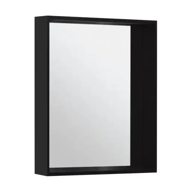 Зеркало Allen Brau Reality 1.32016.BB 60*75 с Led-подсветкой и инфракрасным выключателем черный браш
