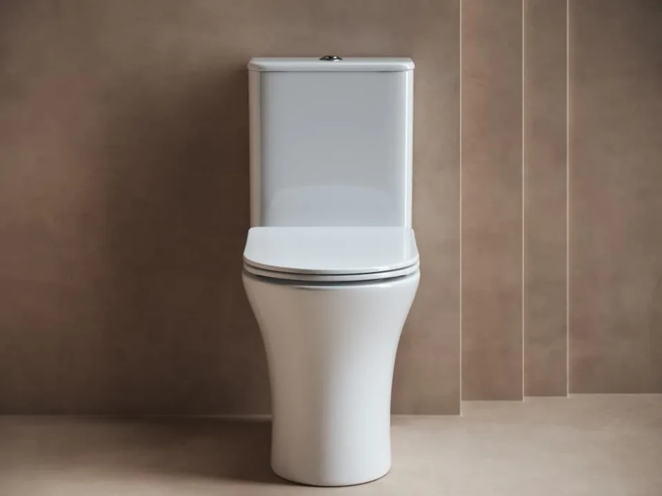 Унитаз-компакт Ceramicanova Fortuna CN9001 34*65 безободковый с крышкой-сиденьем микролифт Slim