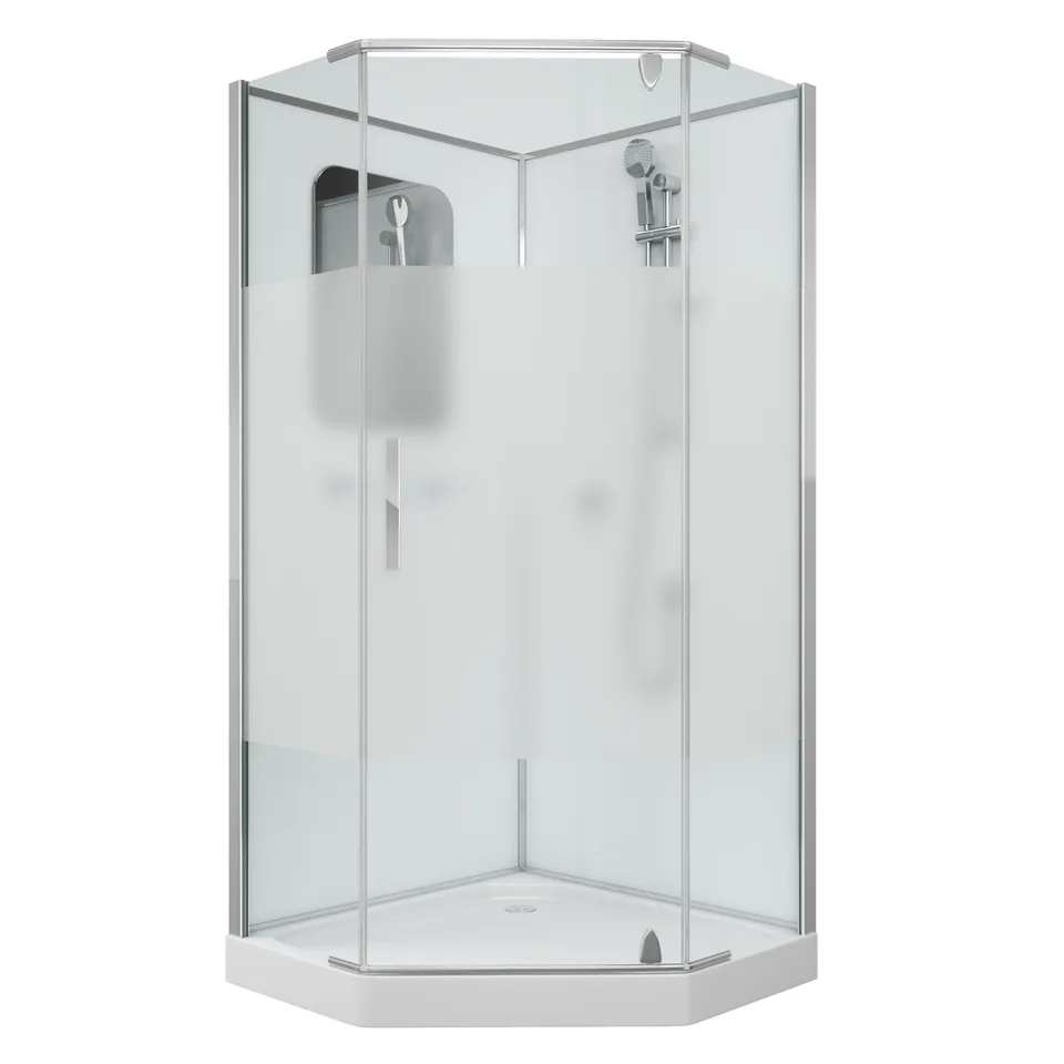 Душевая кабина Grossman Classic GR170D (100х100х205) дверь распашная,4 места