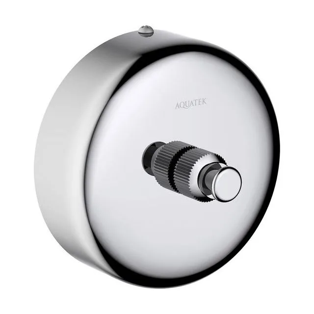 Веревка для белья 2,5 м в комплекте с держателем AQUATEK, полир. хром AQ4994CR