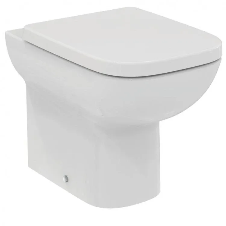 Приставной унитаз Ideal Standard i.life A T471901 35,5*54 безободковый с крышкой-сиденьем микролифт