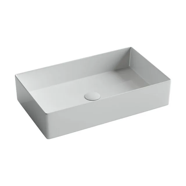 Раковина из сантехнического фарфора Ceramica Nova Элемент (Element) 60 см CN6070 накладная цвет белый