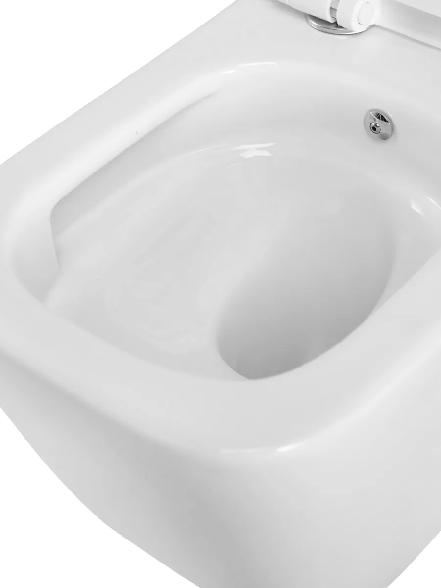 Унитаз подвесной с сиденьем, функцией биде и смесителем BelBagno KRAFT BB7106CH-TOR-BS/SC