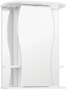 Зеркальный шкаф Style Line Эко Волна Лорена 55/С белый