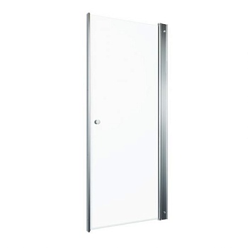 Душевая дверь в нишу Тритон Уно 80х185, L/R, хром, прозрачное стекло без поддона