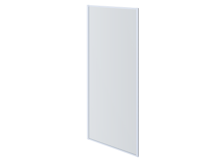 Неподвижная душевая стенка Aquatek 100x200, для комбинации с дверью, хром, стекло прозрачное