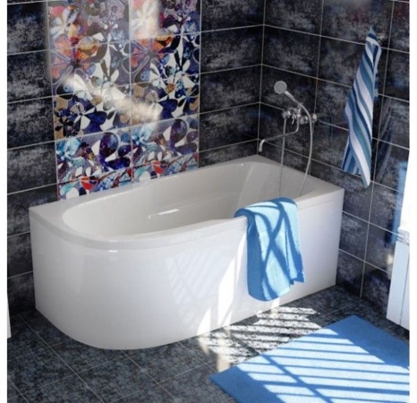 Акриловая ванна Мирсант Небуг 150*80, правая (комплект)