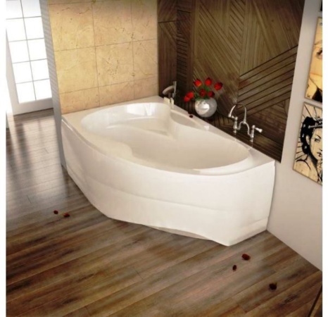 Акриловая ванна Мирсант Ливадия 160*100, левая (комплект)