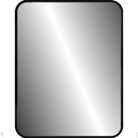 Зеркало Сидней LED 60х80 черный в багете из МДФ