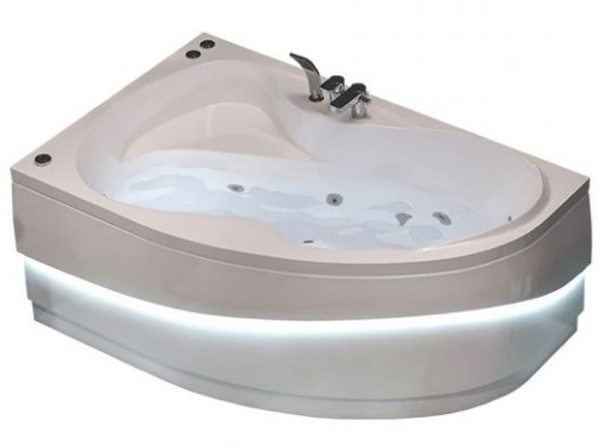 Акриловая ванна Мирсант Ливадия 160*100, левая (комплект)