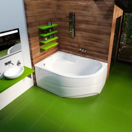 Акриловая ванна Мирсант Ялта 150*100, левая (комплект)